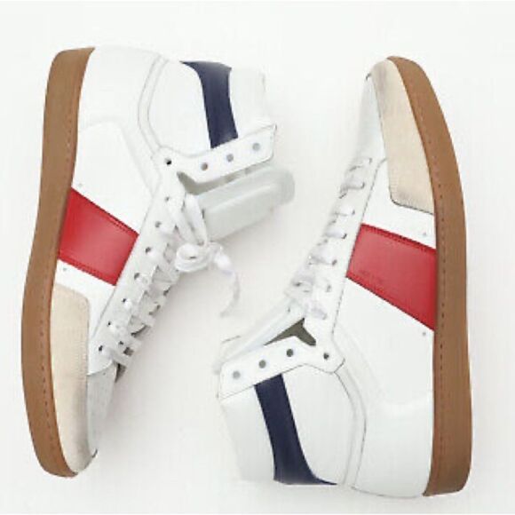 Saint Laurent Suede High Top Sneaker - Picture 1 of 11
